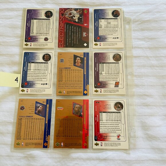 LOT OF 9 BASKETBALL Trading Cards. Mint Condition. UPPER DECK Brand. - Picture 7 of 8